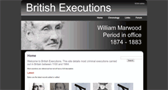 Desktop Screenshot of britishexecutions.co.uk